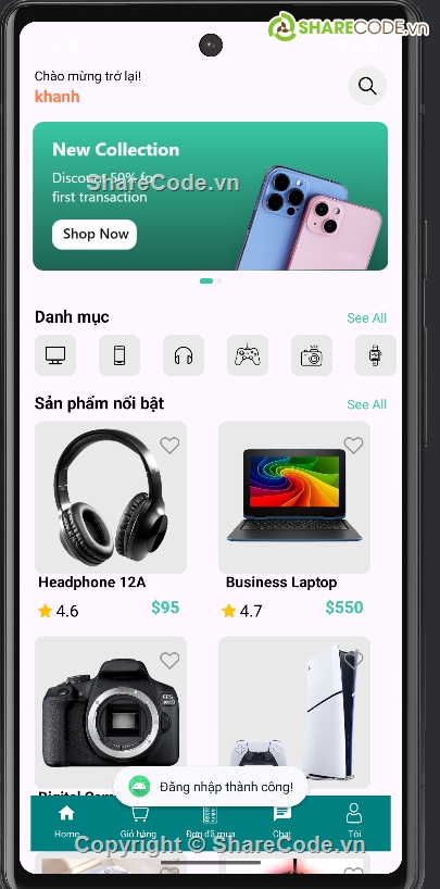 đồ án bán hàng,Đồ án,ứng dụng android